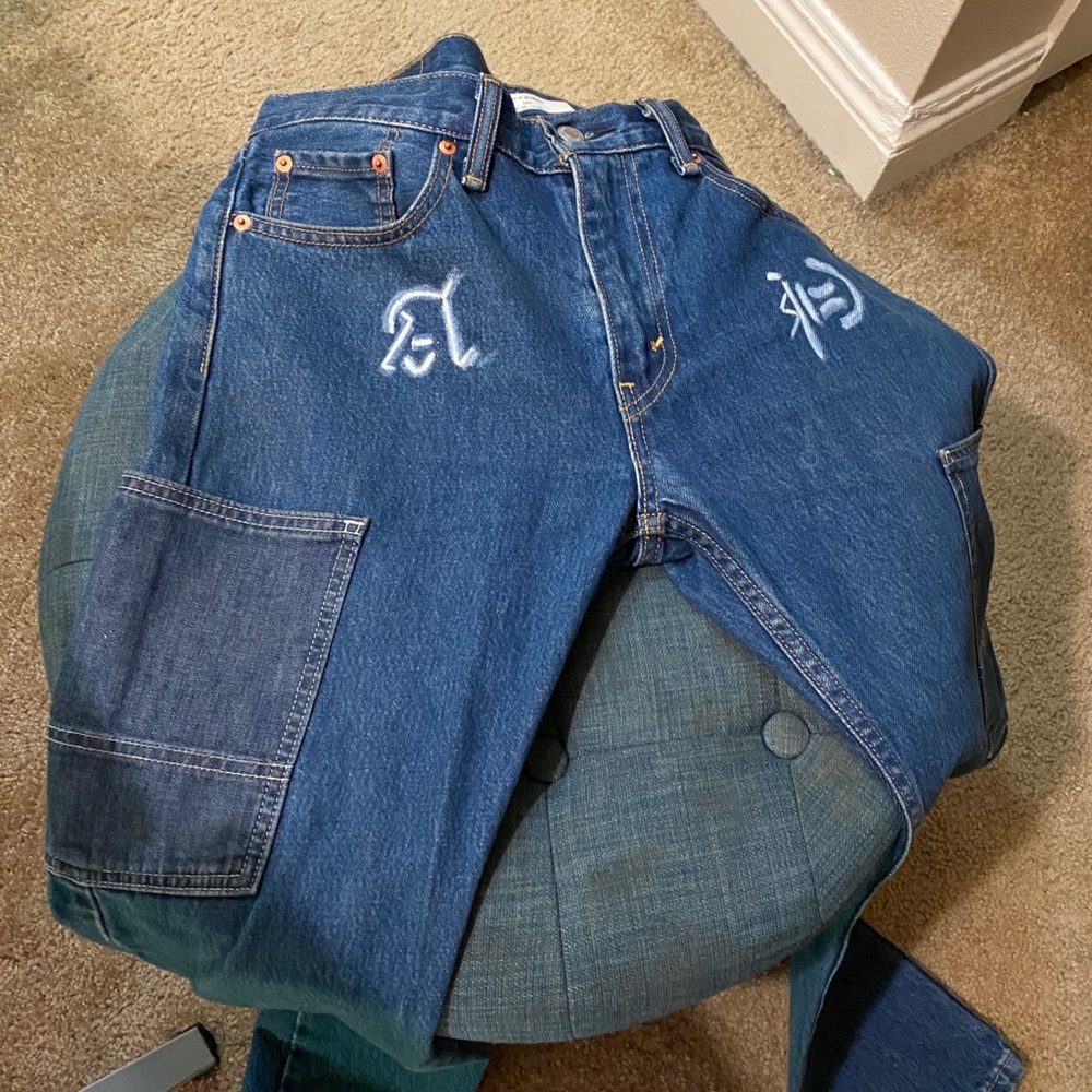 Custom Levi Jeans